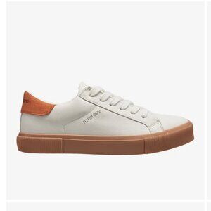 Women's French Connection Orange and White Becka Sneakers, Size 7